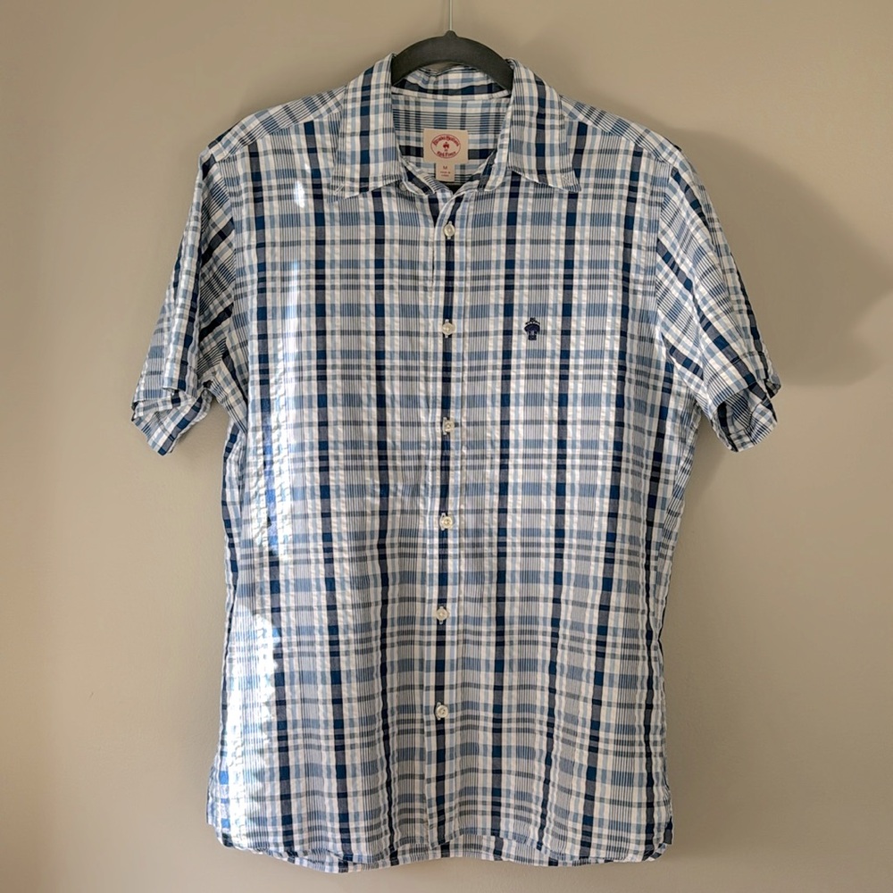 Men’s Brooks Brooks red fleece shirt